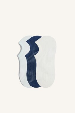 WOMAN INVİSİBLE 3 PİECE COTTON SNEAKER SOCKS