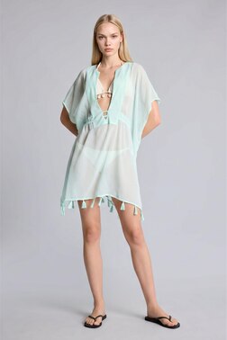 REGULAR FIT CHIFFON BEACHWEAR
