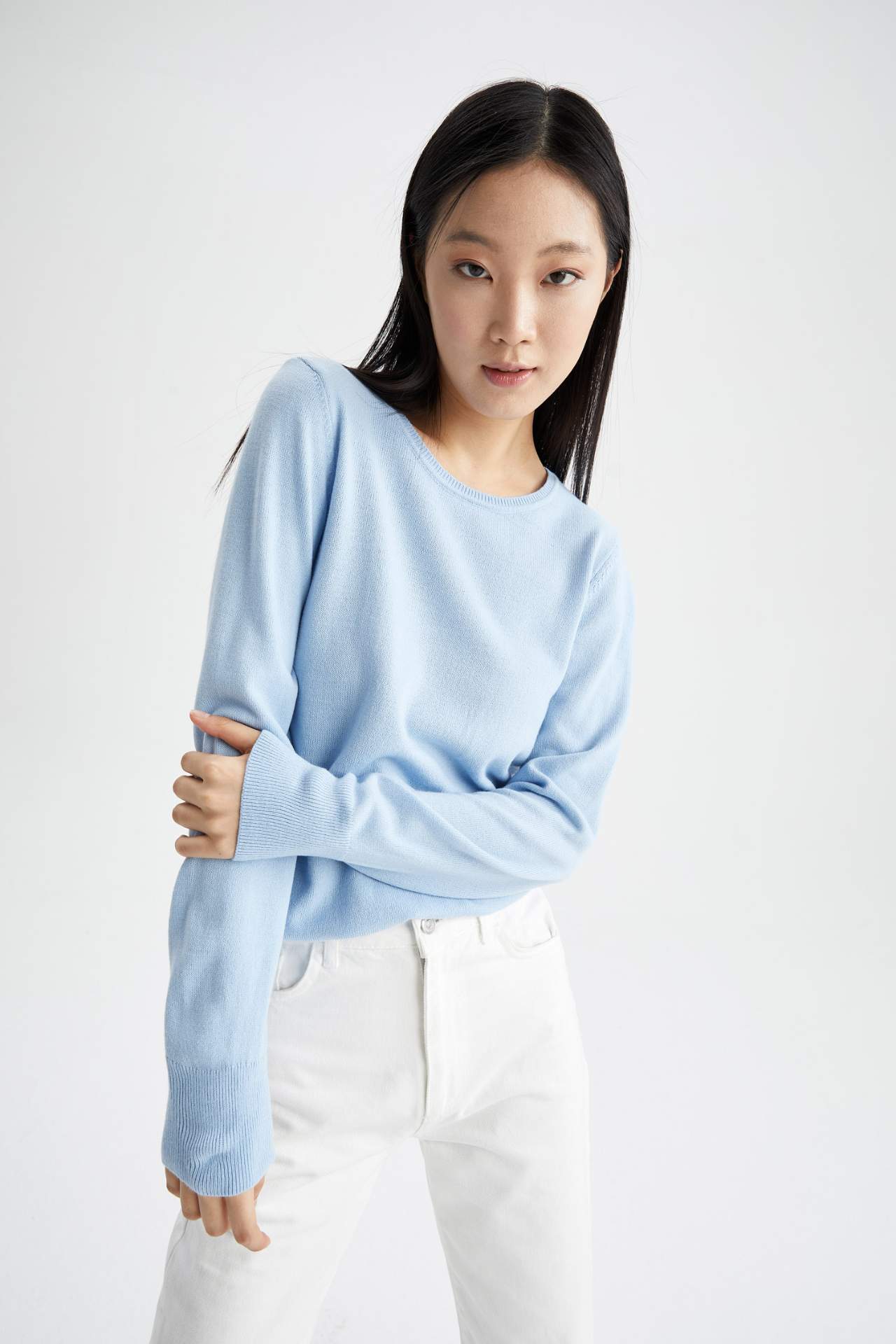 Damen Regular Fit Strickpullover