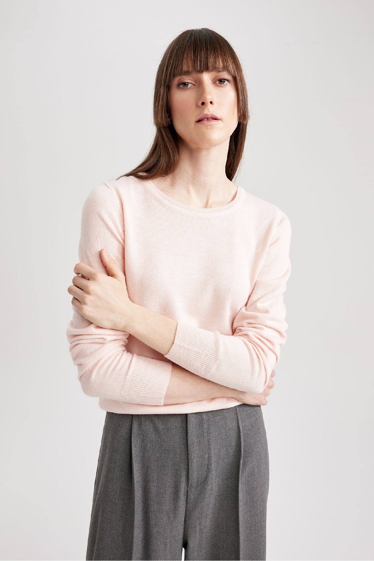 Damen Regular Fit Strickpullover