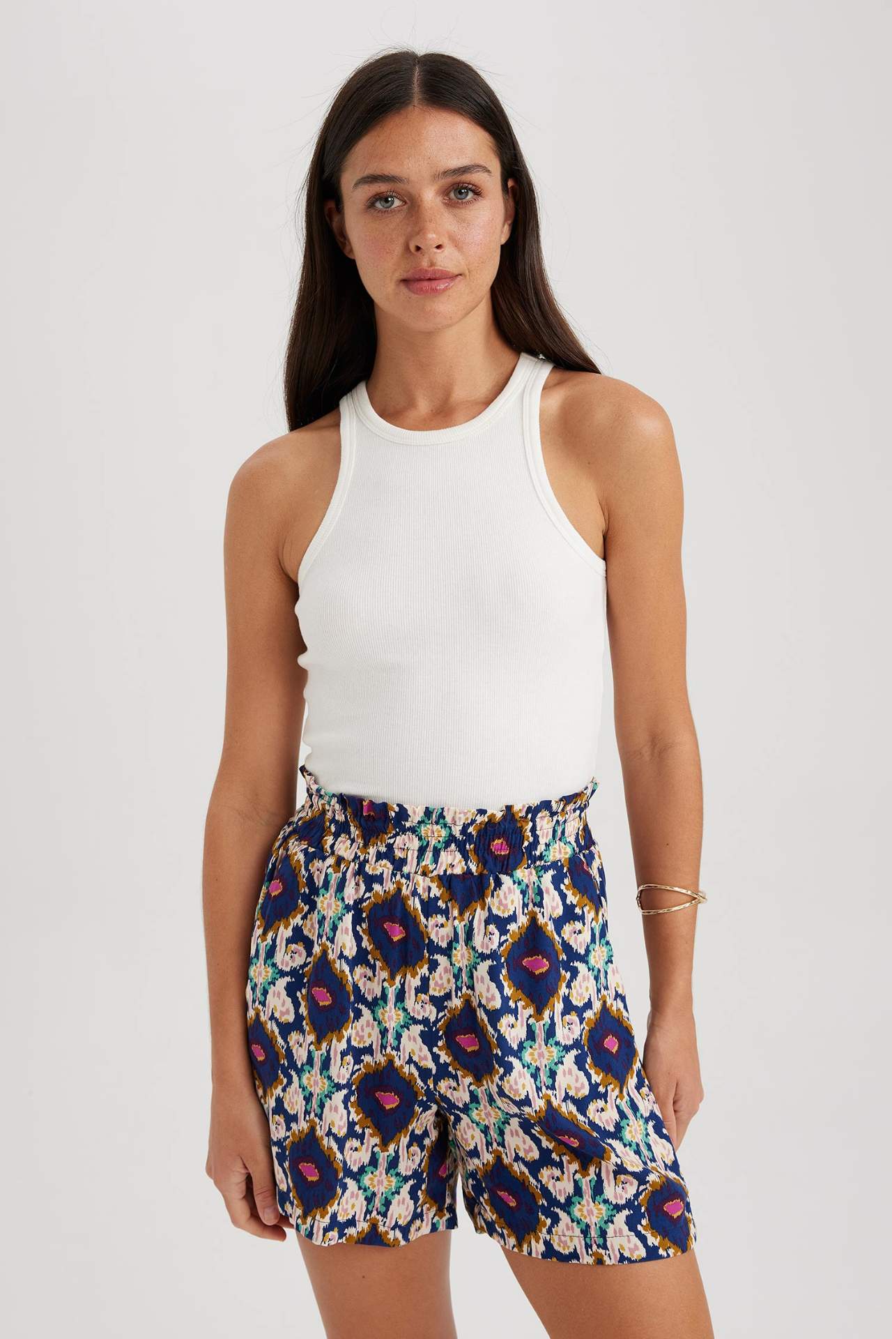 Damen Paperbag Shorts