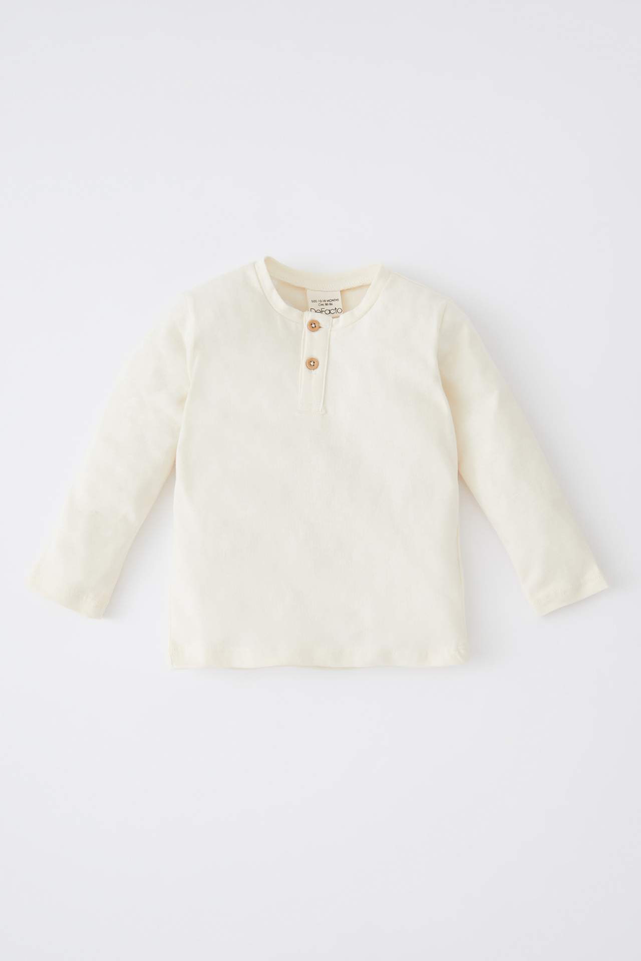 Orange Baby Boy Regular Fit Basic Long Sleeve Long Sleeve TShirt