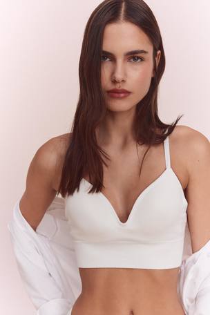Front Closure Wirefree Bra for Women Comfy Bra, Beige, 100C: Buy Online at  Best Price in Egypt - Souq is now