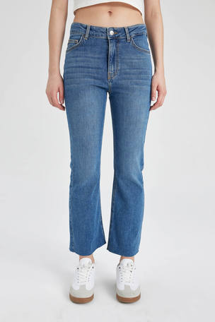 DeFacto Slim Fit Straight Leg Ankle Jeans 2024, Buy DeFacto Online