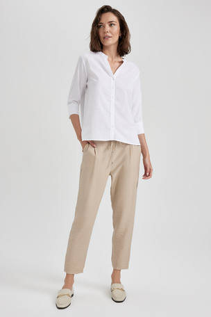 Qoo10 - Women Cotton Linen Long Pants Trousers Work/Casual Wear Fashionable  Br... : Women's Clothing