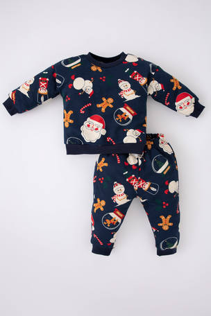 Bodysuit & Jumpsuit & Neckerchief & Hat Set for Baby Boys Winnie The Pooh Disney Grey 