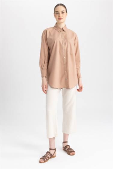 تونيك كم طويل بقصة مريحة