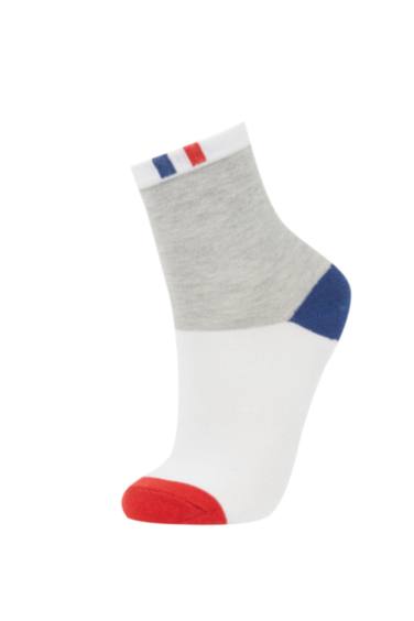 Lot de 5 paires de chaussettes longues en coton pour garçon
