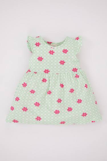 Baby Girl Patterned Sleeveless Dress