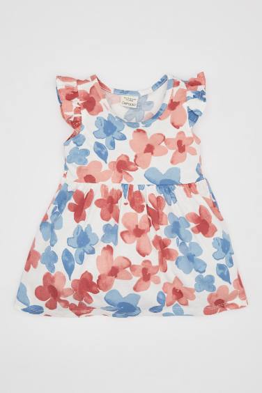 Baby Girl Patterned Sleeveless Dress