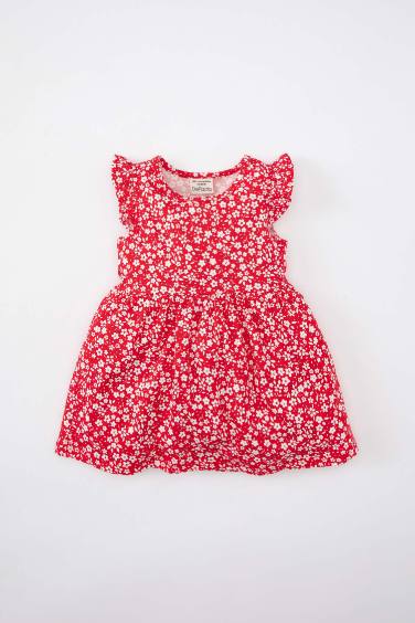 Robe Sans Manches à motifs pour bébé Fille