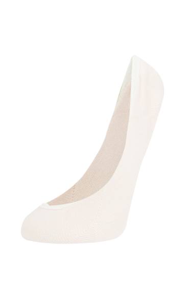 جوارب نسائي فلات قطن - 3 قطع