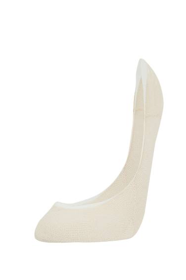 جوارب نسائي فلات قطن - 3 قطع