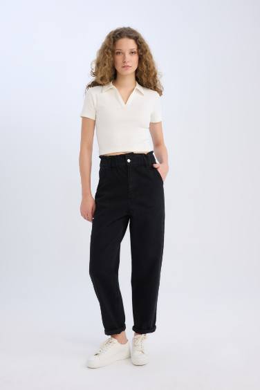 تيشيرت بولو نص كم سليم فيت مضلع