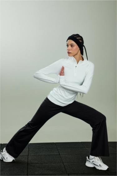 Flare Fit Beli Saran Sporcu Pantolon