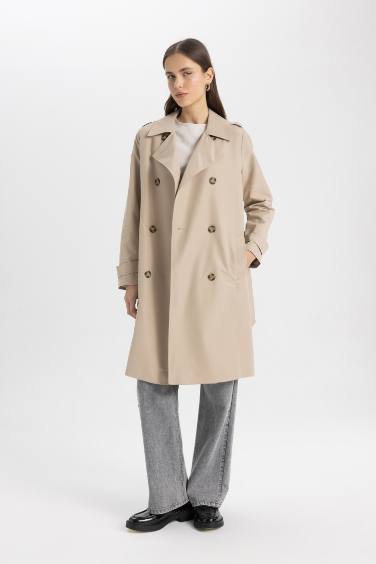 Waterproof Regular Fit Trench Coat