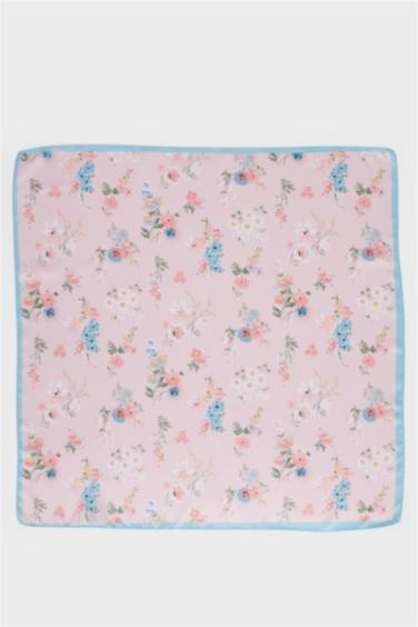 Kadın Çiçekli Dokuma Fular