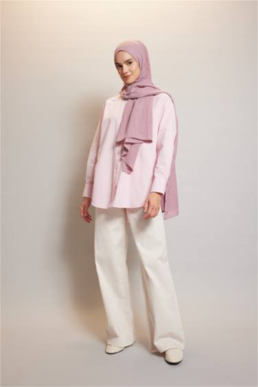 Kadın Kraş Tesettür Şal - Görsel 9