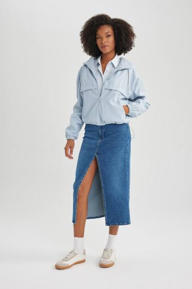 بالطو مطر قصة عادية بكابيشون وتر برووف