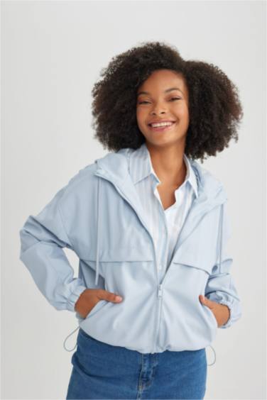 بالطو مطر قصة عادية بكابيشون وتر برووف