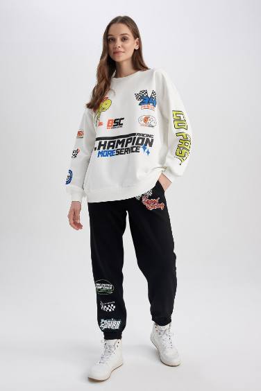 Coool Loose Fit Printed Sweatpants
