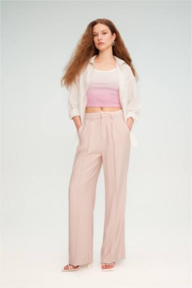High Waist Wide Leg Pants