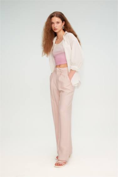 High Waist Wide Leg Pants
