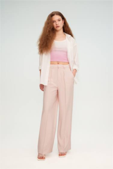 High Waist Wide Leg Pants