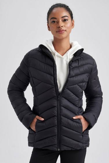 DeFactoFit Water Repellent Slim Fit Puffer Jacket