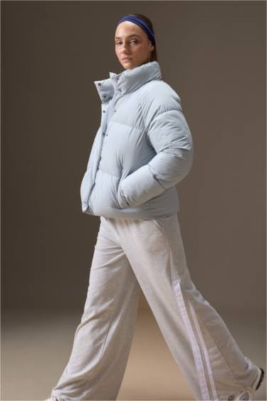 DeFactoFit Regular Fit Stand Collar Waterproof Puffer Jacket