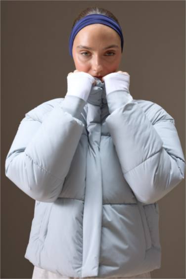 DeFactoFit Regular Fit Stand Collar Waterproof Puffer Jacket