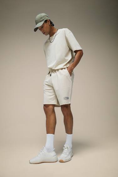 DeFactoFit Oversize Fit Crew Neck Printed T-Shirt