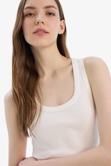 Slim Fit Camisole U Collar Tank Top