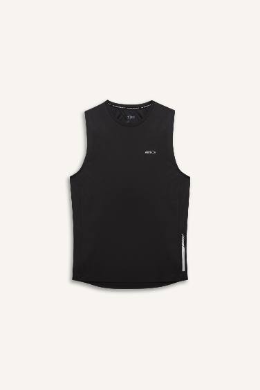 DeFactoFit Slim Fit Printed Heavy Fabric Tank Top