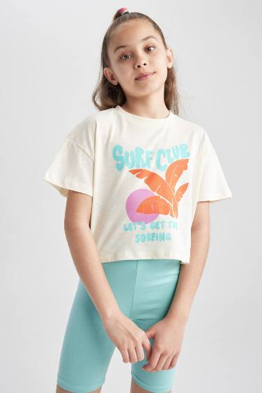 Crop Short Sleeve T-Shirt