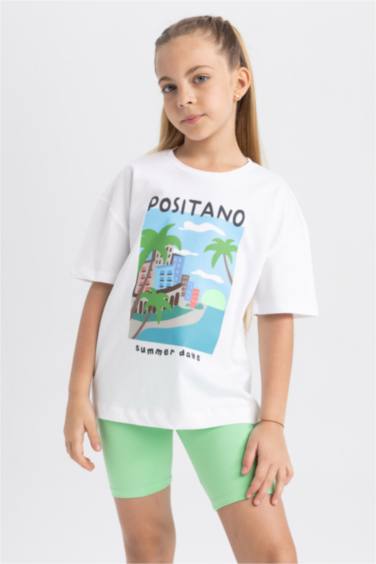 Girl Oversize Fit Short Sleeve T-Shirt