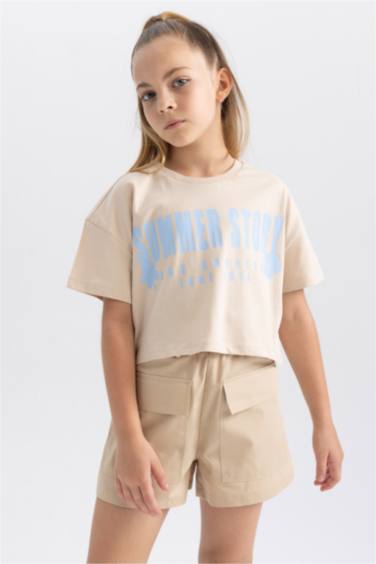 Crop Short Sleeve T-Shirt