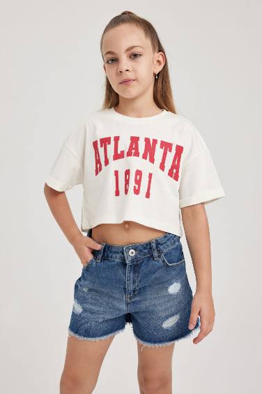 Crop Short Sleeve T-Shirt