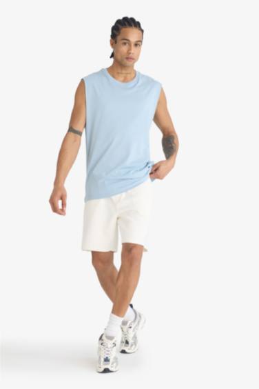 DeFactoFit Boxy Fit Crew Neck Tank Top