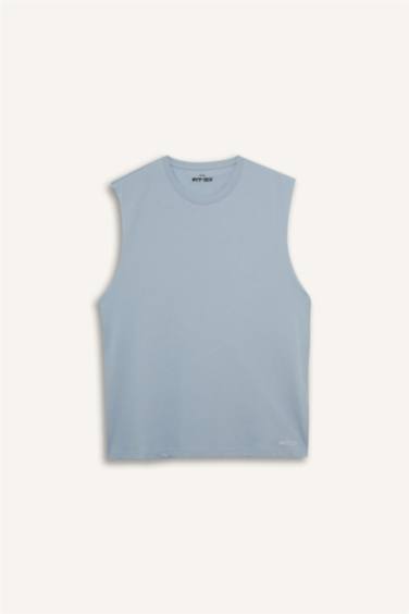 DeFactoFit Boxy Fit Crew Neck Tank Top