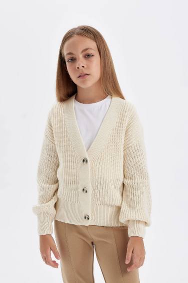 Cardigan Col En V