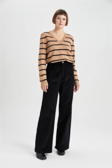 Regular Fit V-Neck Pullover