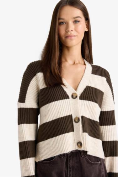 Regular Fit V-Neck Cardigan