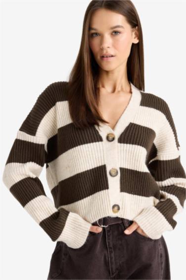 Regular Fit V-Neck Cardigan