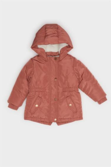 Baby Girl Hooded Puffer Jacket