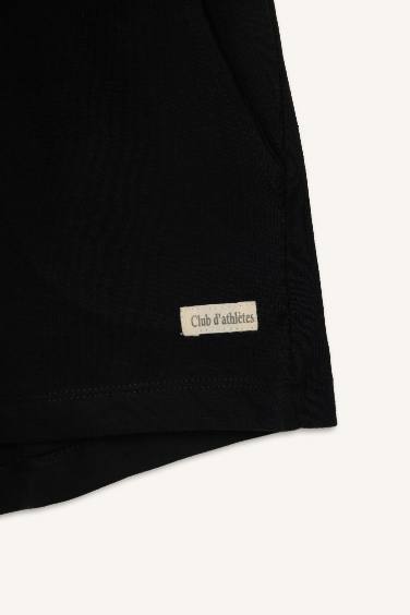 Girl Elastic Waist Printed Shorts