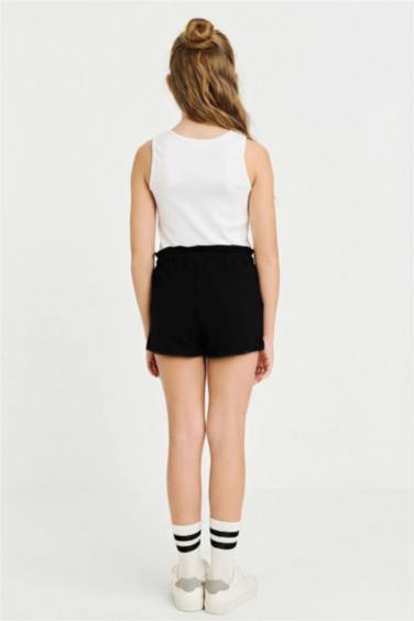 Girl Lace Waist Shorts