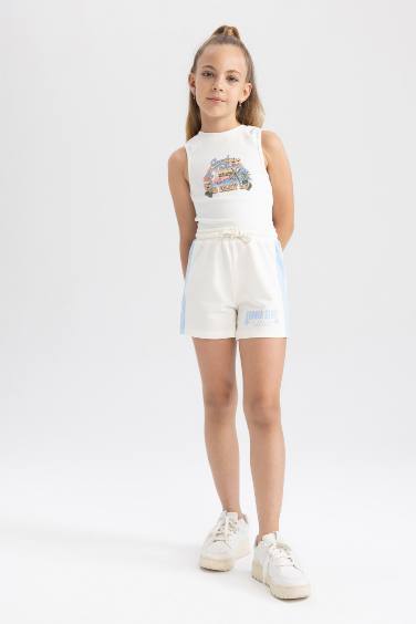 شورت بناتي قماش رقيق