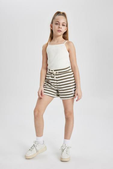 Girl Striped Shorts