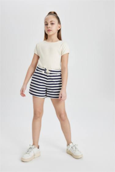 Girl Striped Shorts